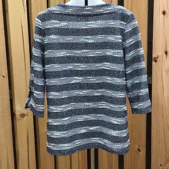 Vince Camuto Raised Threads 3/4 Sleeve Top - Picture 6 of 10